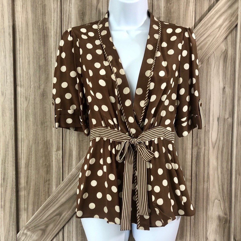 BCBG MaxAzria Silk Blouse